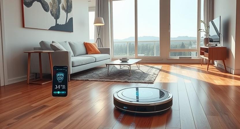 7.جاروبرقی رباتیک با هوش مصنوعی (AI-Powered Robot Vacuum)
